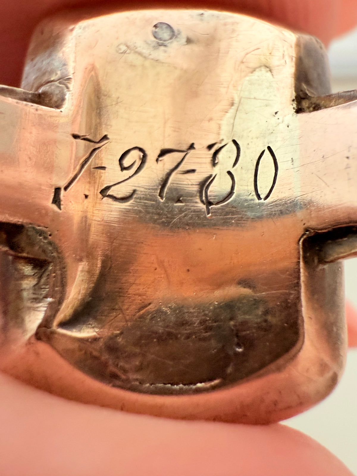 Julius // 1880 Engraved Sardonyx Intaglio Ring - Gold-Filled